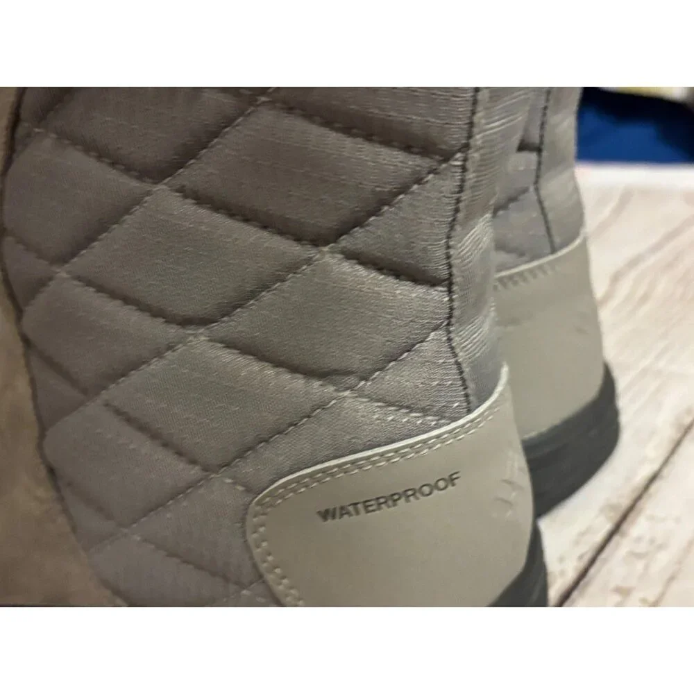 Columbia Gray Suede Fur Top Winter Warm Snow Boots Women’s Size 6